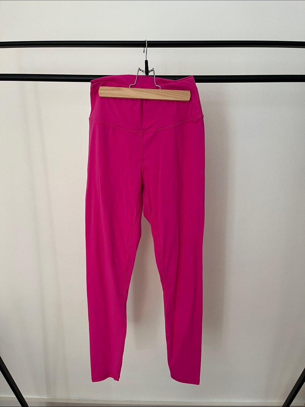 Sunzel Workout Leggings for Women, 
High-Waist Hot Pink Leggings